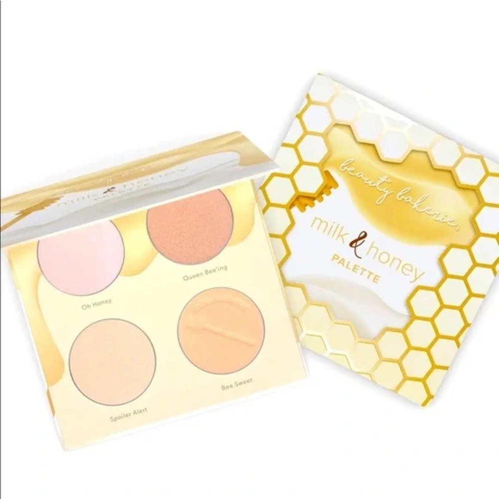 Beauty Bakeries Milk & Honey Shimmer Highlighter Makeup Palette NWT